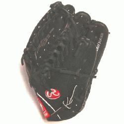  Exclusive Heart of the Hide Baseball Glove. 12 inch with Trapeze Web. Black Dry Horween Leather.